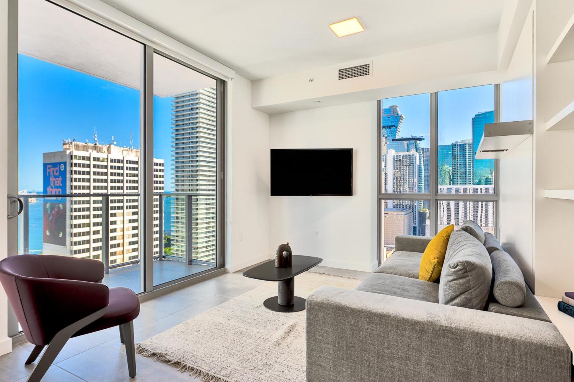 Appartement Spacious Studio In The Heart Of Downtown Miami Extérieur photo